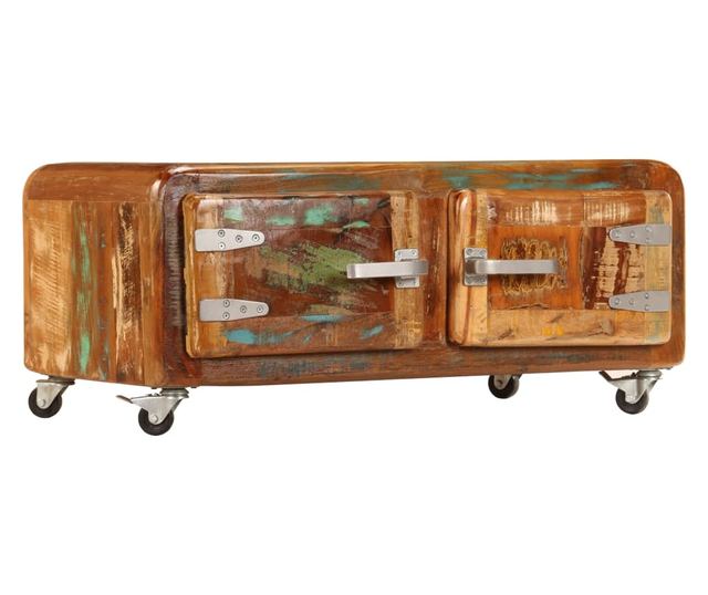 Stolić za kavu, 85 x 55 x 40 cm, reciklirano masivno drvo