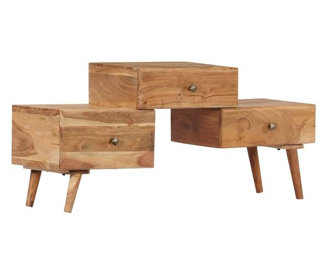 TV komoda, 108 x 30 x 49 cm, masivno drvo akacije