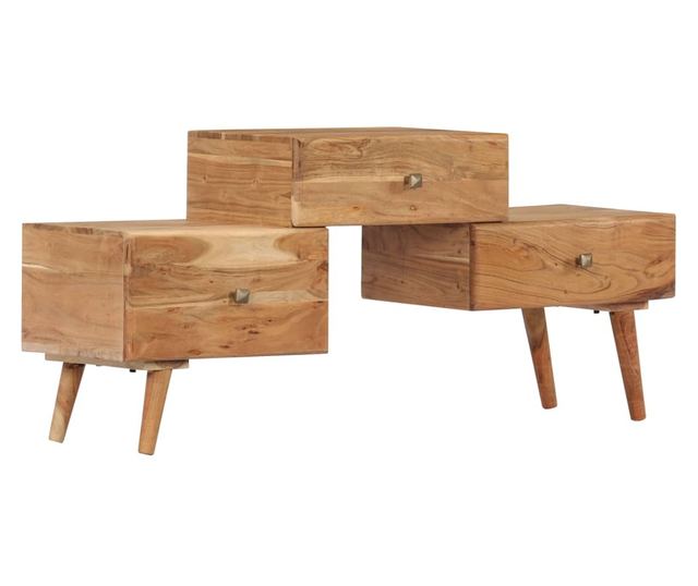 TV komoda, 108 x 30 x 49 cm, masivno drvo akacije