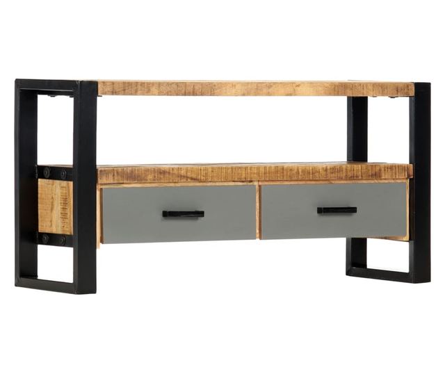 TV komoda, 100 x 30 x 50 cm, masivno drvo manga