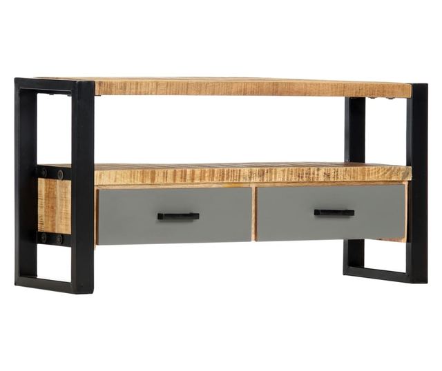 TV komoda, 100 x 30 x 50 cm, masivno drvo manga