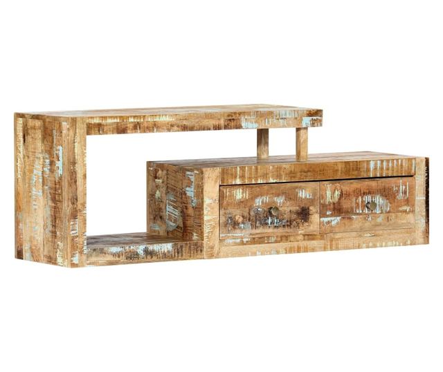 TV komoda, 120 x 30 x 40 cm, reciklirano masivno drvo