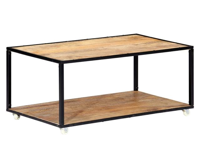 Stolić za kavu, 90 x 50 x 40 cm, reciklirano masivno drvo