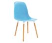 Kuhinjske stolice, 2 kom., plave, plastika