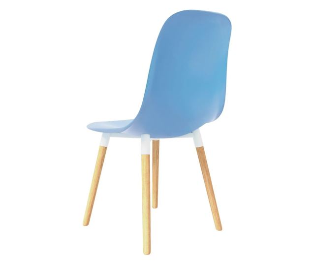 Kuhinjske stolice, 2 kom., plave, plastika