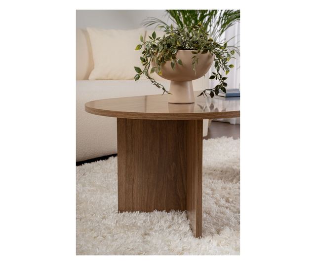 Hannah Dohányzóasztal, 100% Melamin forgácslap 18mm, 119x40x60 cm, Sable Dió