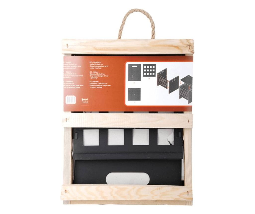 Esschert Design Kvadratna vatrena košara FF87 - 3