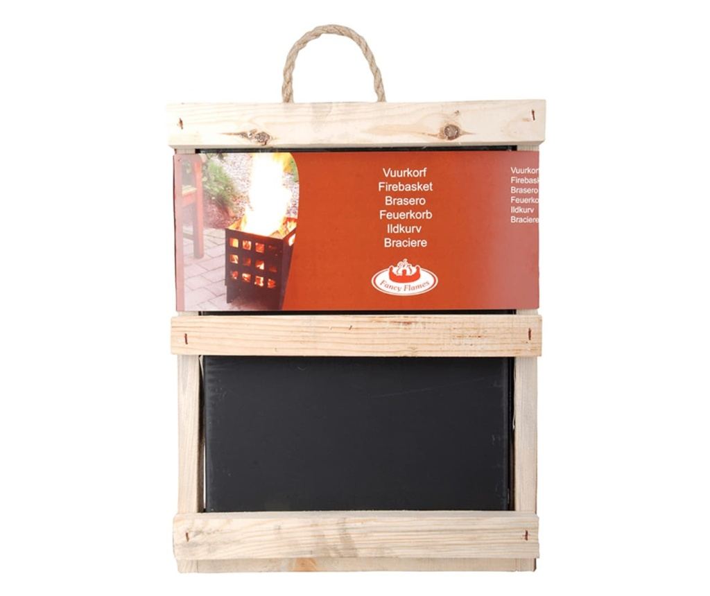 Esschert Design Kvadratna vatrena košara FF87 - 4