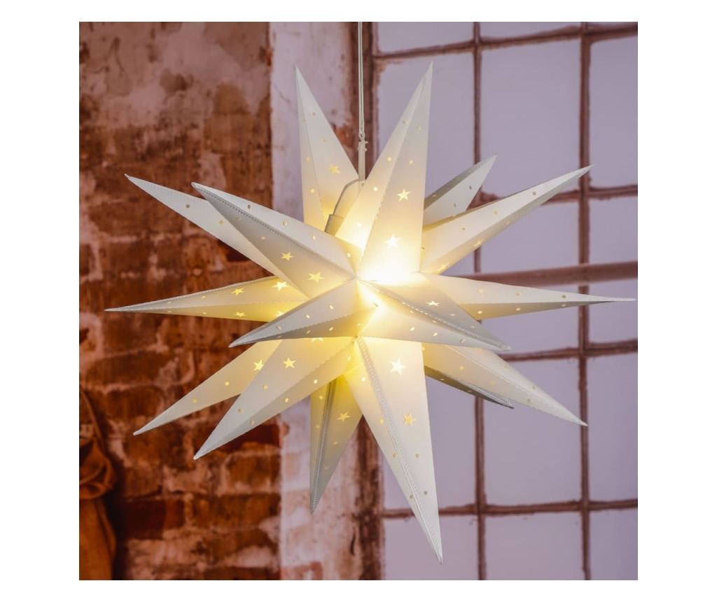 HI Božićna zvijezda fenjer s LED-om, 58 cm - 2