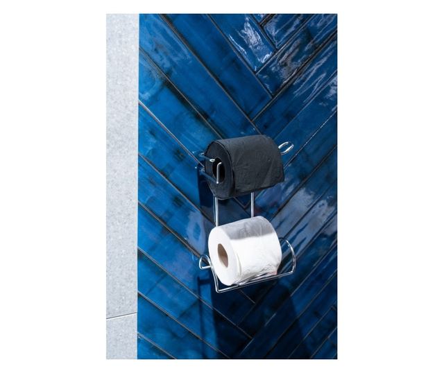 Хартиена стойка AWD Торонто, хромирана стомана, 16,5 см x 25 см x 12 см