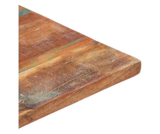 Blat masă dreptunghiular 60x140 cm lemn masiv reciclat 15-16 mm
