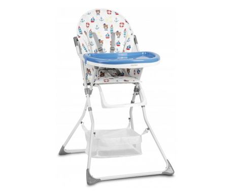 Καρέκλα τραπεζαρίας Ricokids Eldo - Λευκό - Μπλε