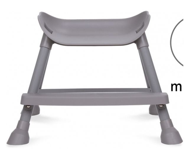 4-u-1 Visoka Stolica Kidwell EATAN Siva