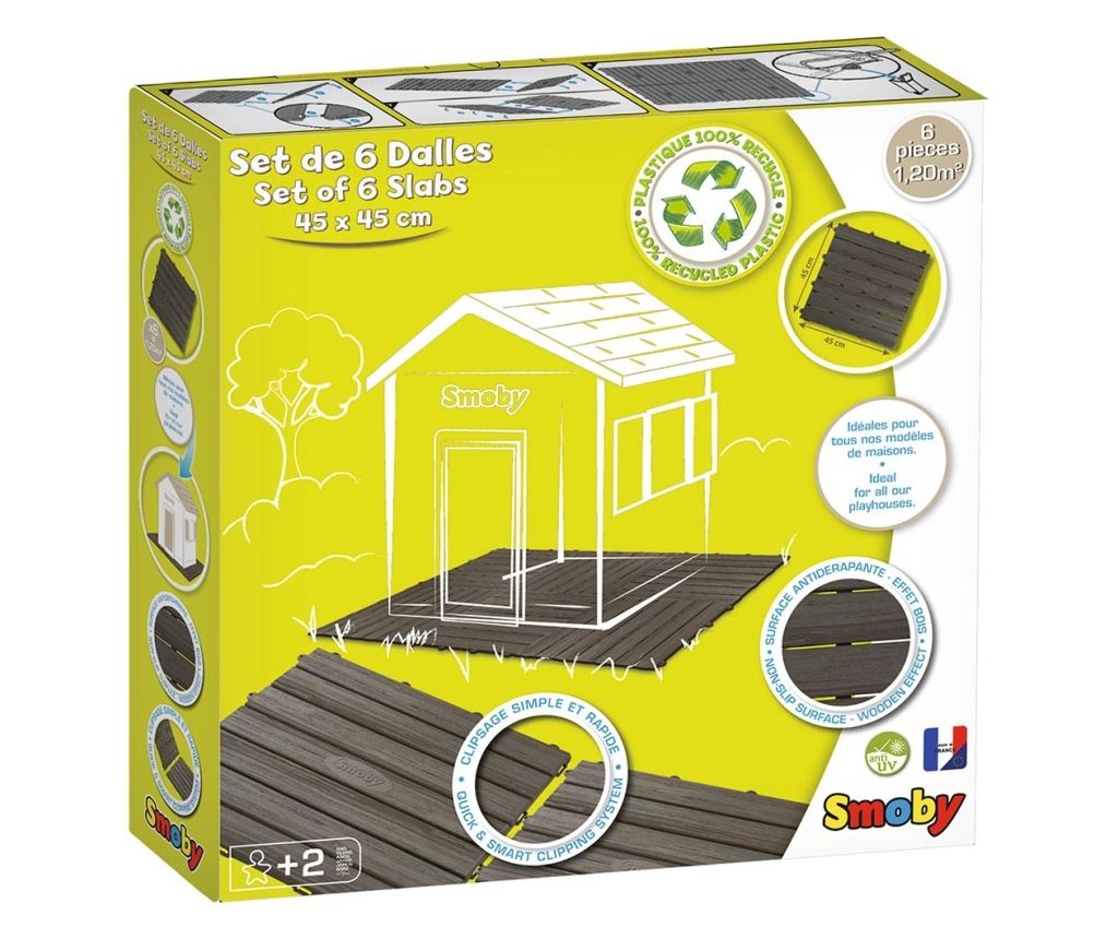 Комплект Smoby Подова къща 45x45 см 6 бр - 6