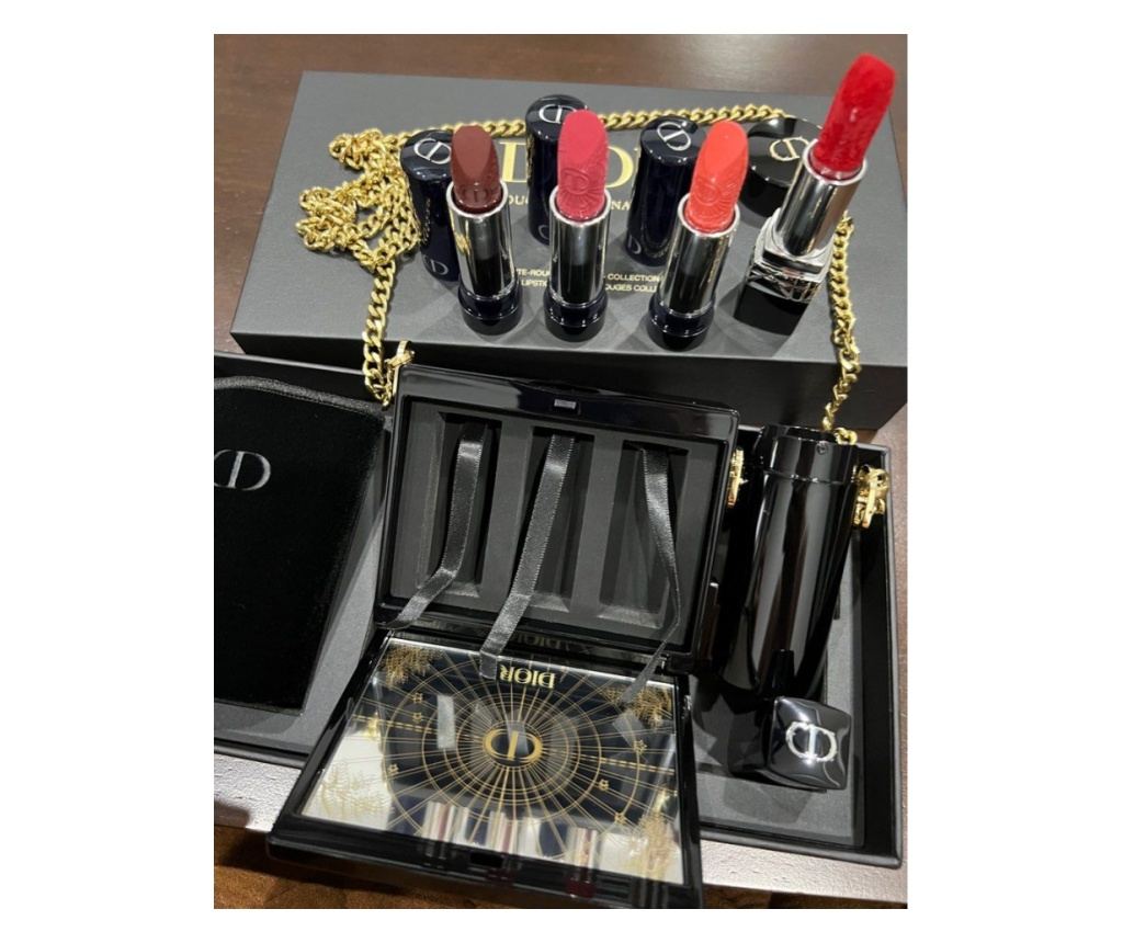 dior限定ルージュセット　MINAUDIERE Set 4 Ruj de buze, Dior, Rouge Dior Minaudiere, Limited Edition