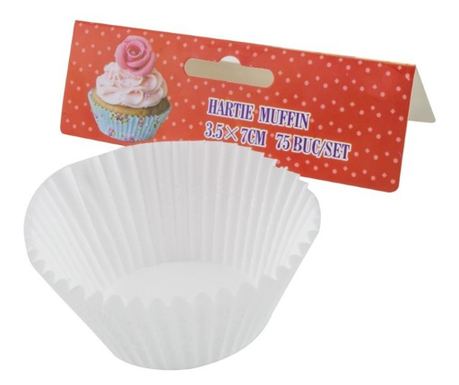 Muffin papír, 3.5x7 cm, 75 db/szett, AZHOME