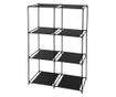 Raft metalic cu 8 polițe – organizator multifuncțional pentru baie, dormitor sau living, Storage Solutions thumbnail 1