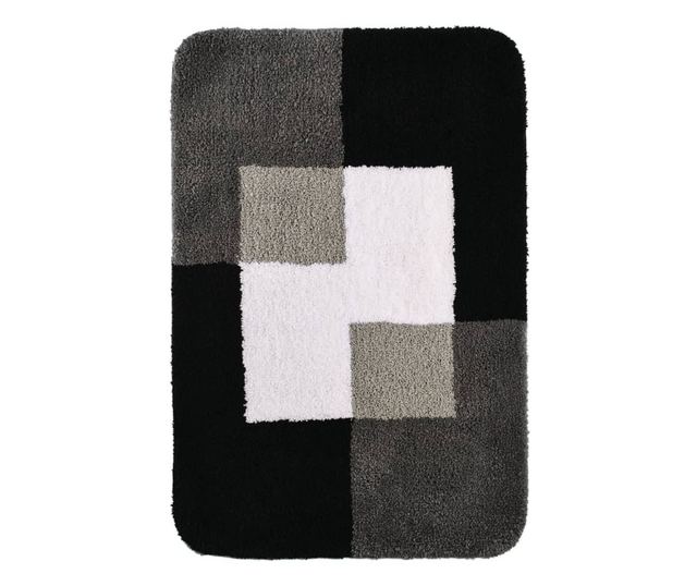 RIDDER Килим за баня Coins 60x90 см, сив, 7103307