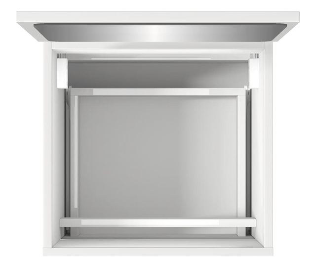 Kupaonski ormarić s ogledalom, bijeli, obrađeno drvo