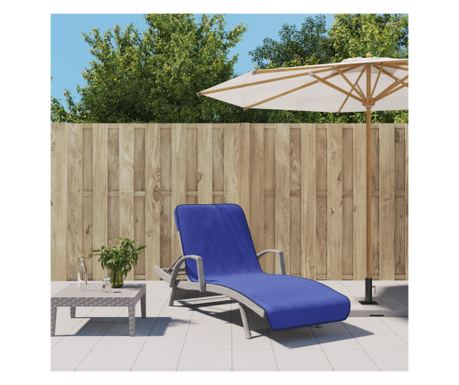 Ručnici za plažu, 2 kom., plava, 75x200 cm, tekstil 400 GSM