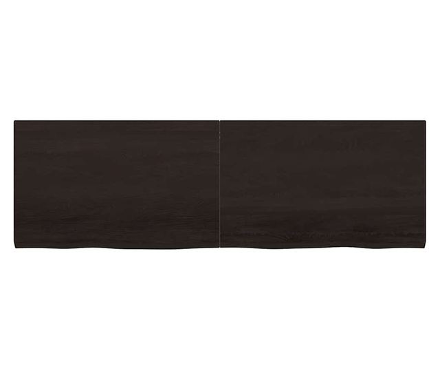 Stt szrke fali polc 160x50x4 cm kezelt tmr tlgyfa