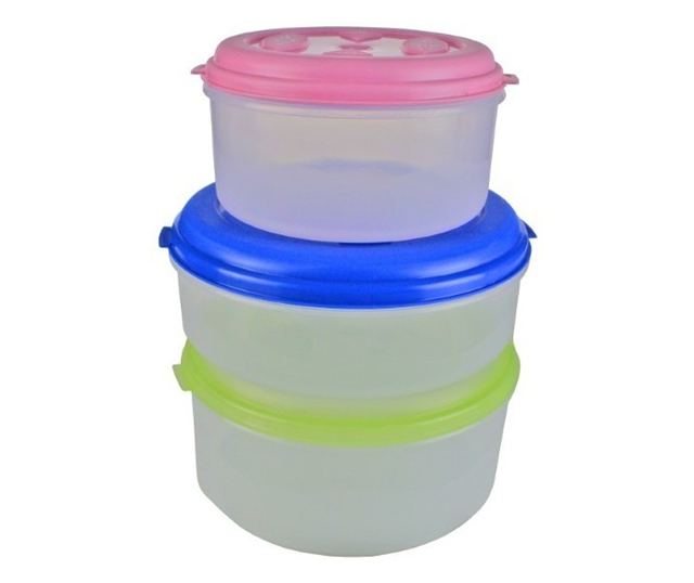 Голям кръгъл контейнер за храна, AZHOME