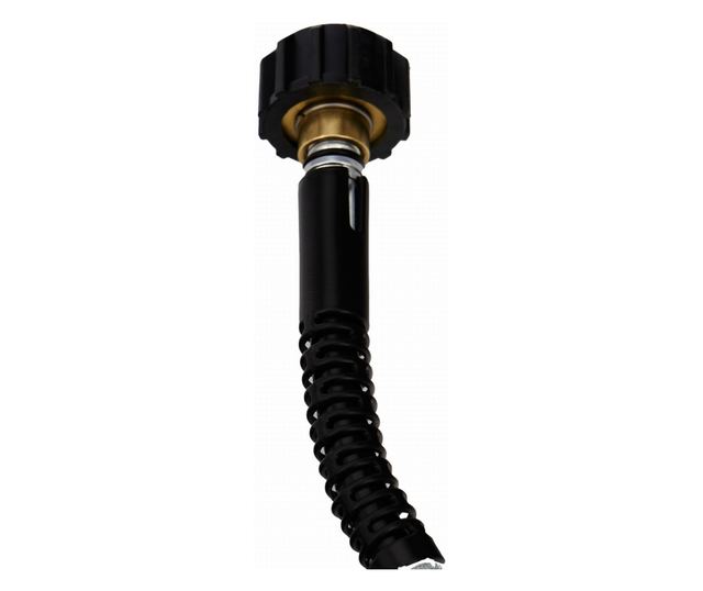 Furtun curatare canalizare 20m, Kraft&Dele,Presiune 5800 PSI, Duza alama, Negru, KD2059