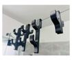 Carlig pentru Cabine de Dus – Suport Umeras, Accesorii Baie, 3D din PLA, Negru, Model 4 Agatatori thumbnail 3