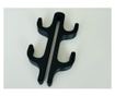 Carlig pentru Cabine de Dus – Suport Umeras, Accesorii Baie, 3D din PLA, Negru, Model 4 Agatatori thumbnail 1