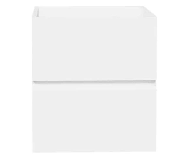 Kupaonski ormarić s ogledalom, bijeli, obrađeno drvo