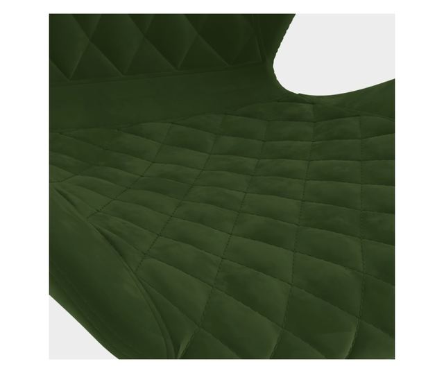 Barski stoli, 2 kosa, temno zelena, žamet