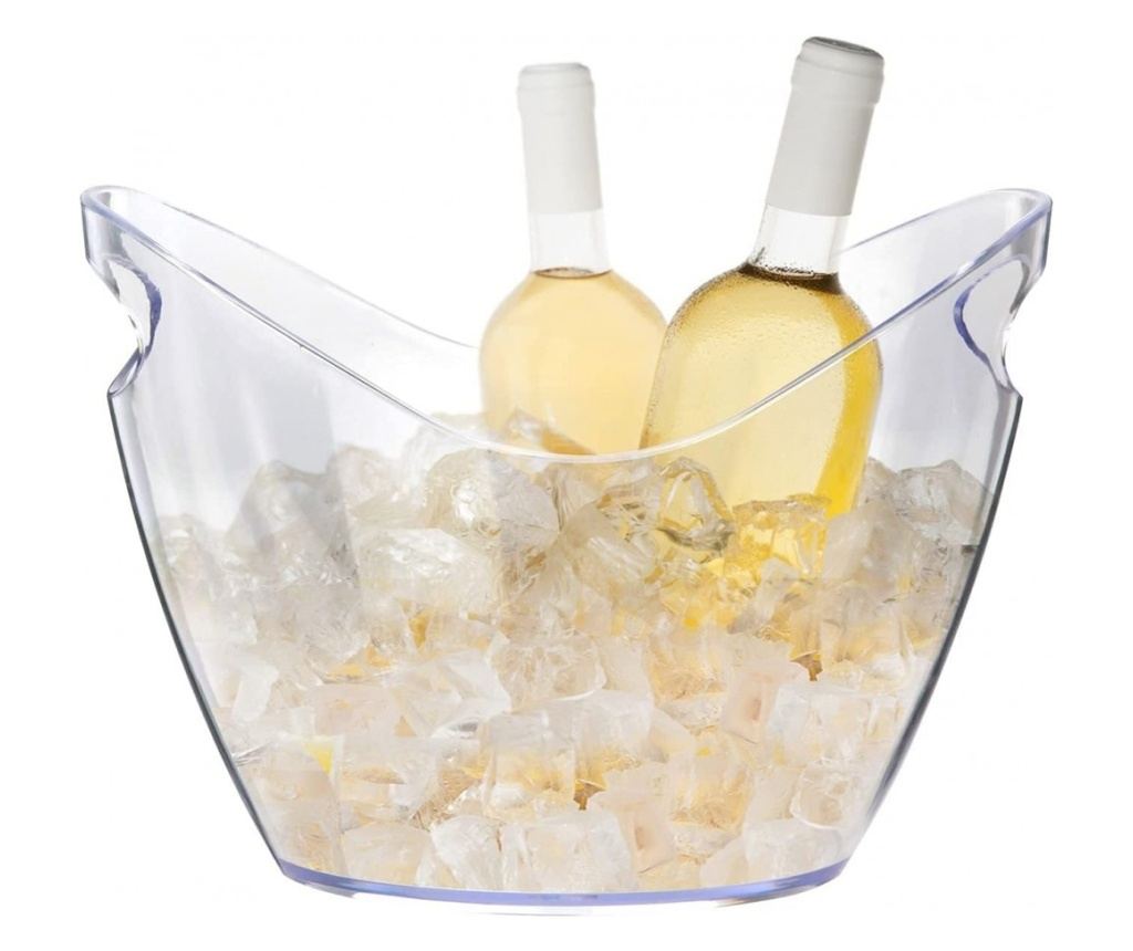 Frapiera sampanie si vin din acril La Disco, 35 x 28 x H24 cm, 820 grame - 3