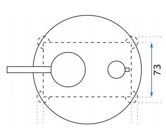 Zuhany–kád szett Rea LUNGO, box RÉZ SZÍNŰ 38,5X25X21CM