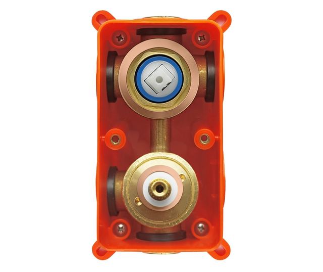 Zuhany–kád szett Rea LUNGO, box RÉZ SZÍNŰ 38,5X25X21CM