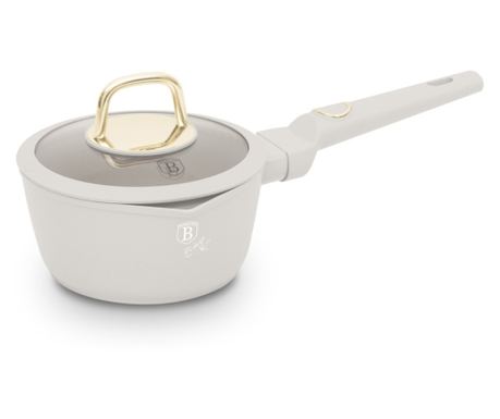 Solka s pokrovko 16 cm, 1,2 L – Berlinger Haus Sahara Collection BH 8058, Kremna, Nepřilnavá, za hitre recepte