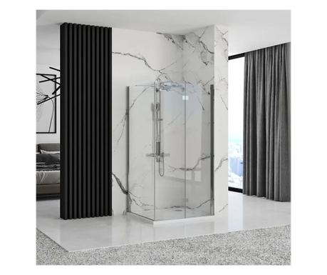 Душ кабина Rea Molier 90x90 Хром - 90X90X190CM