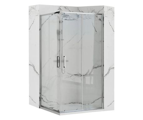 Душ кабина Rea Punto 80x100 Хром - 78X98X190CM
