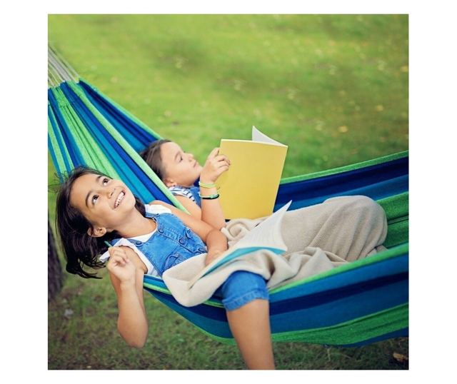 Viseća Ležaljka Tutumi 480142B 1 osoba Plava - 265X90X1CM