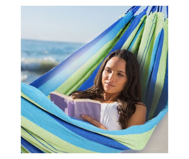 Viseća Ležaljka Tutumi 480142B 1 osoba Plava - 265X90X1CM