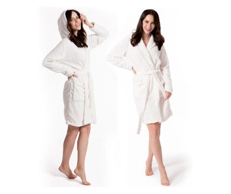 Ogrtač Tutumi Diamond L/Xl Women Bijela - 110X52X110CM