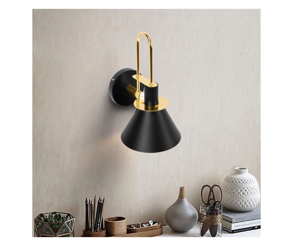 Απλίκα Τοίχου Toolight App1602-1W Μαύρο - 30X30X30Cm - 5