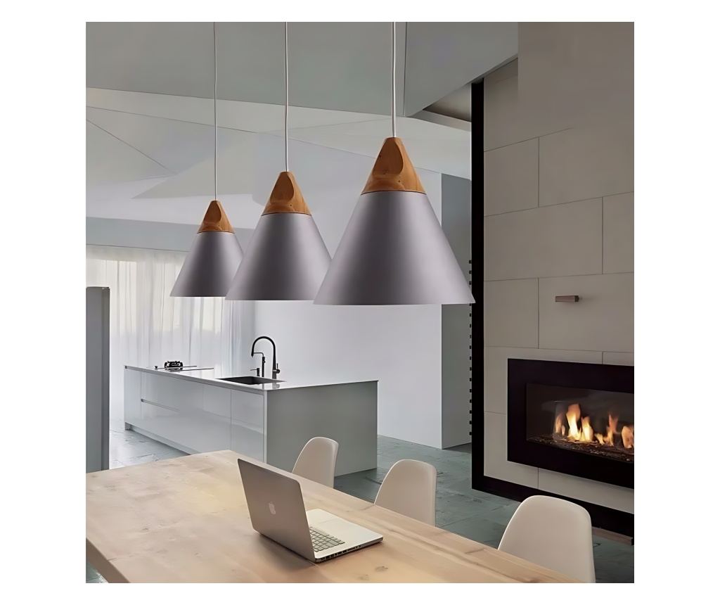 Κρεμαστό Φωτιστικό Οροφής Toolight App060-1Cp Scandi C Μαύρο - 23,5X10X23Cm - 8