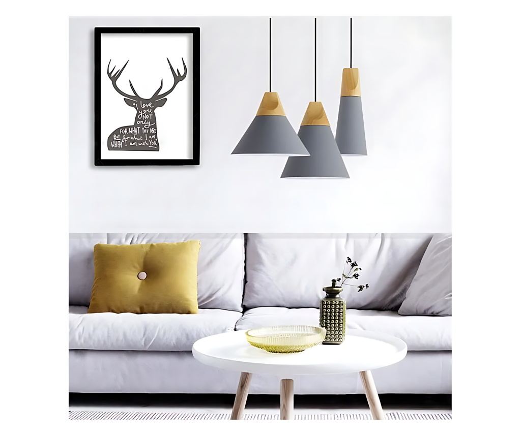 Κρεμαστό Φωτιστικό Οροφής Toolight App060-1Cp Scandi C Μαύρο - 23,5X10X23Cm - 11