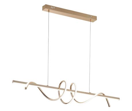 Lampă Suspendată De Tavan Toolight Led G065-Cp Auriu - 103X17X17CM