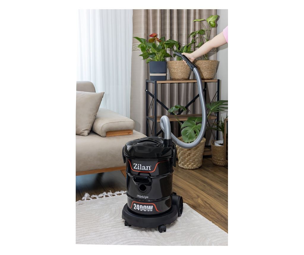 Aspirator Zilan ZLN2006, Putere 2400W, Putere aspirare 200W, Fara sac, Functie de suflare, Capacitate 21L - 12