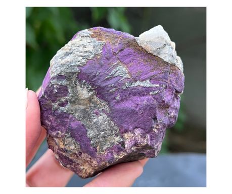 Purpurit metalic (din Namibia) piatra bruta model 2
