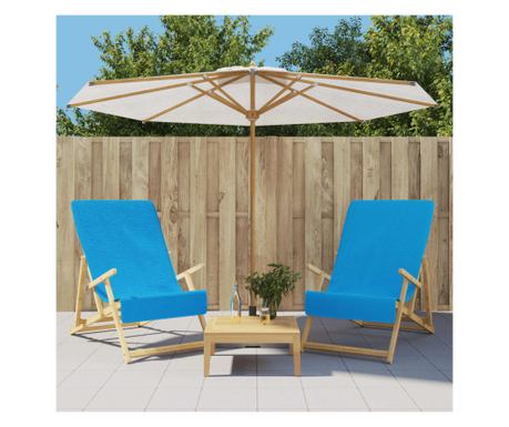 Ručnici za plažu, 2 kom., tirkizni, 60x135 cm, tekstil 400 GSM