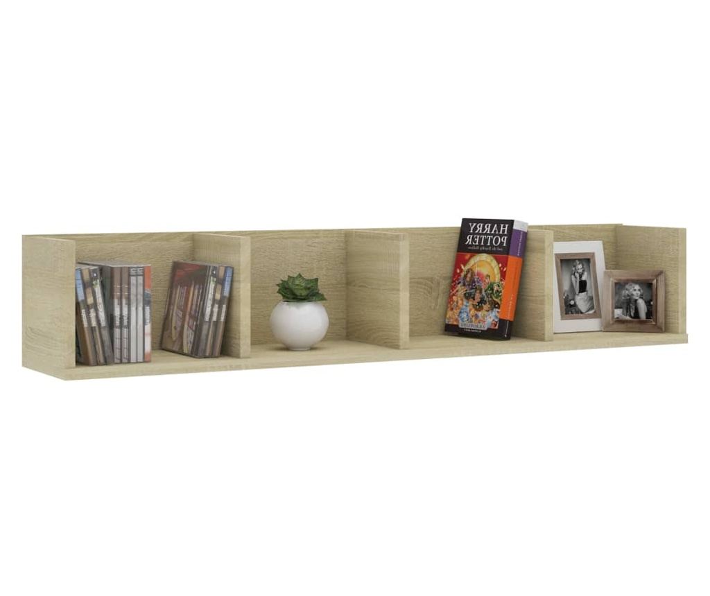 CD-k polca, Sonoma tlgy, 100 x 18 x 18 cm, laminlt fa - 3
