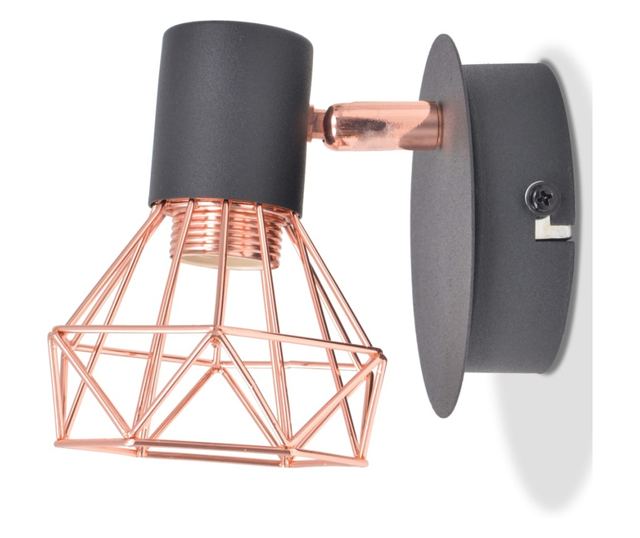 Zidne svjetiljke, 2 kom, s 2 LED žarulje s filamentom 8 W