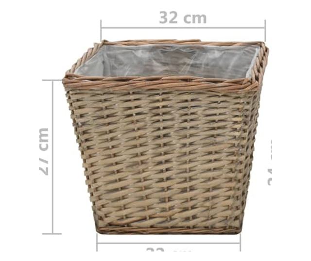 Podignuti sloj, 3 kom., vrba s PE oblogom